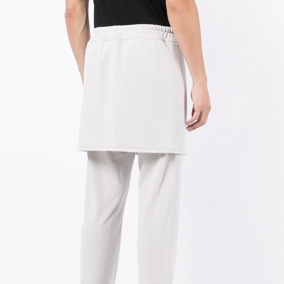 RICK OWENS x Champion: Eco Mesh Streetwear Toga Pants - Joggers (skirt pant) - Picture 5 of 7